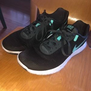 Dark Gray & Light Blue Nike’s